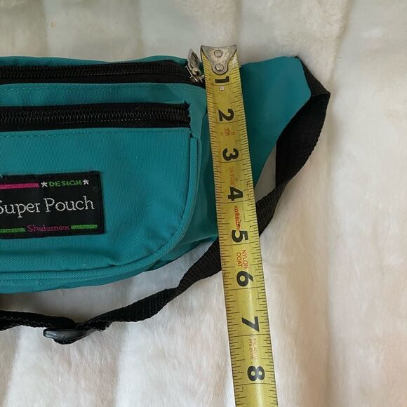 Super pouch teal blue Fanny pack/shoulder bag with adjustable strap - Picture 4 of 12